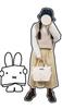 OGNIWO Miffy Boris Rabbit Handbag, Storage Pouch, Tote Bag, Lunch Bag, Small Item Holder, Cute and Stylish, Women's, Commuter, School, Lightweight,