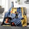 Name Custom Ja Morant Print Flannel Blanket High Quality Warm Comfortable Cover for All Seasons Perfect for Gifts Home Decor