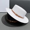 Straw Hat Women's Summer Beach Sunshade Hat Braided Straw Sunblock Hat French Belt Vintage Top Hat Sun Hats For Women