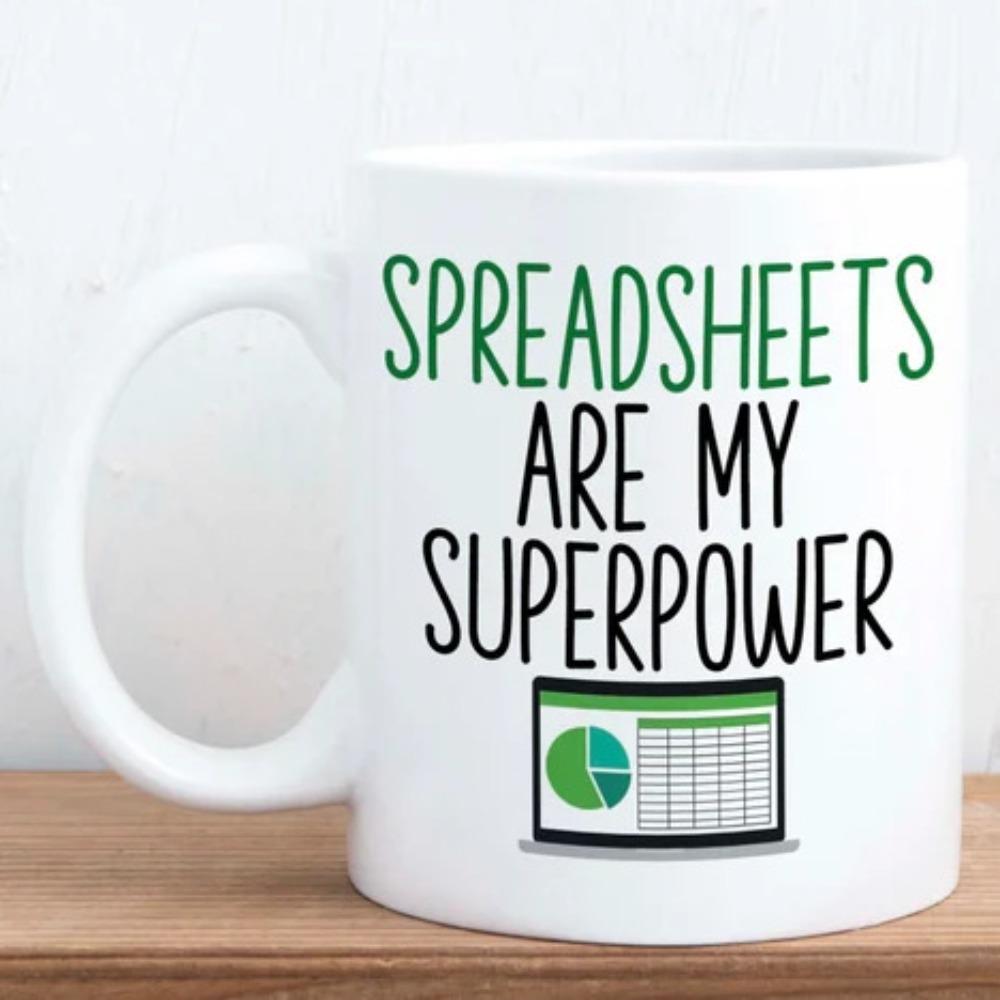 

Spreadsheet Ceramic Coffee Mark Mug 301-400ml