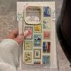 Vibrant Retro Stamp Lichee Design Phone Case For iPhone 17 Air 16 e 15 14 13 12 11 Pro Max Plus SE Soft Shockproof Cover