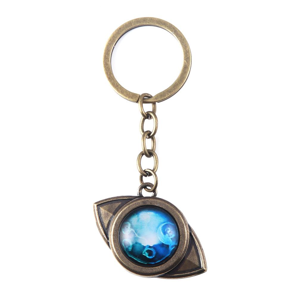 Anime The Promised Neverland Keychain Emma Amulet Eye Shape Pendant Choker Cosplay Props For Man Woman Casual Jewelry