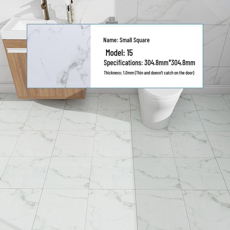 PVC Self-Adhesive Waterproof Stone Plastic Floor Sticker for Bathroom and Kitchen