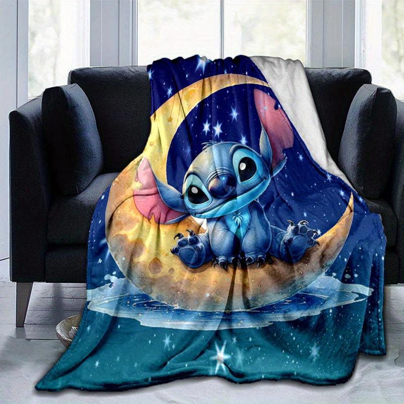 1 pezzo, "Stitch Notte di Luna Cielo Stellato Coperta Decorativa per la Casa Perfetta per Divano, Letto, Viaggio"