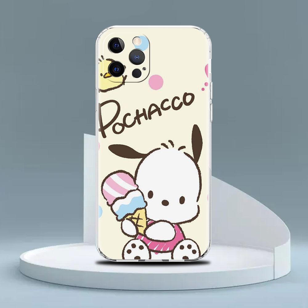 Pachacco Clear Case For Apple iPhone 14 11 13 12 Pro 7 8 Plus XR X XS Max 6 6S 14Pro Silicone Phone Cover
