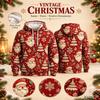 Santa Claus Christmas Hoodie For Men Funny Holiday Sweatshirt With Reindeer Snowman Tree Print Ugly Sweater Xmas Party Wear Tops