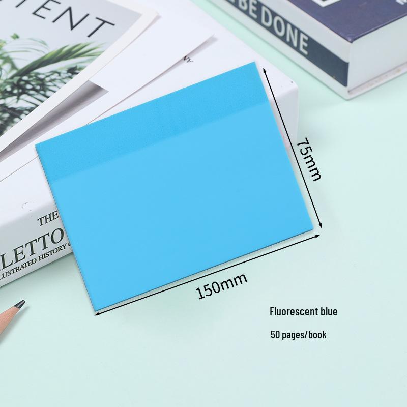 Colorful Transparent PET Sticky Notes with Strong Adhesion for Students and Office Use