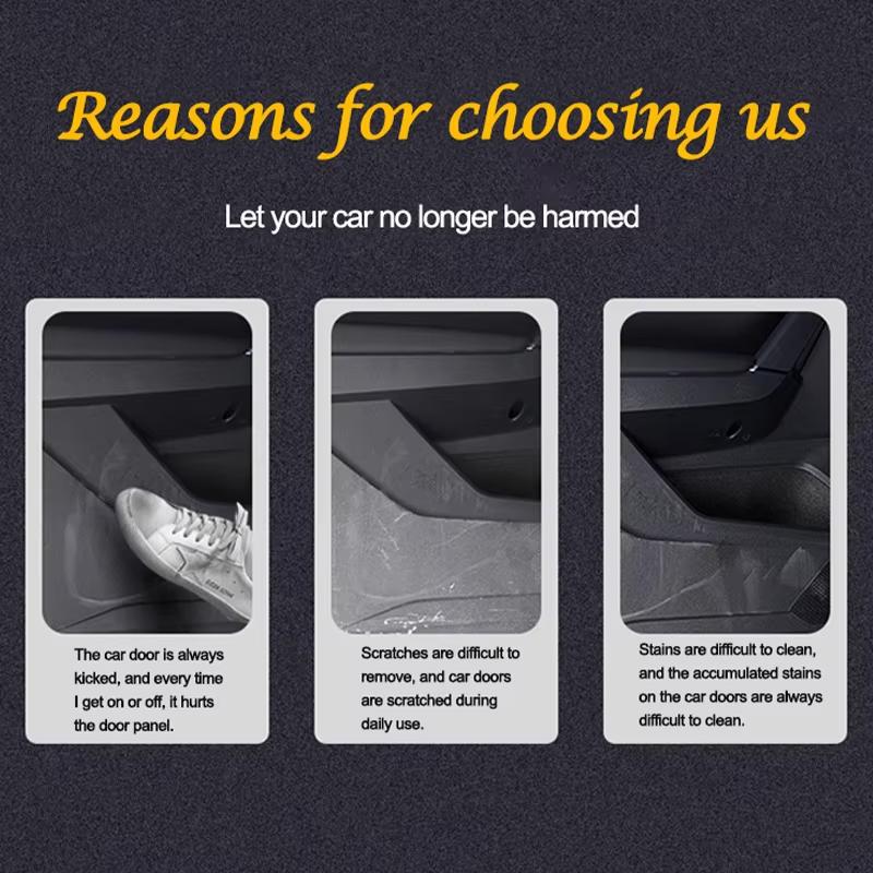 Car Door Anti Kick Pad Carbon Fiber Protection Decals Stickers for Changan WEY Vv6 2018 2019 2020 2026 Auto Accessories