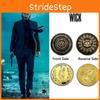 Moneda de oro de John Wick, marcador de juramento de sangre del Hotel Continental, ¡un artículo de colección imprescindible para los fanáticos de la exitosa película!
