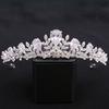 Crystal Zirconia Tiara - Luxury Wedding Crown for Bride Queen Princess