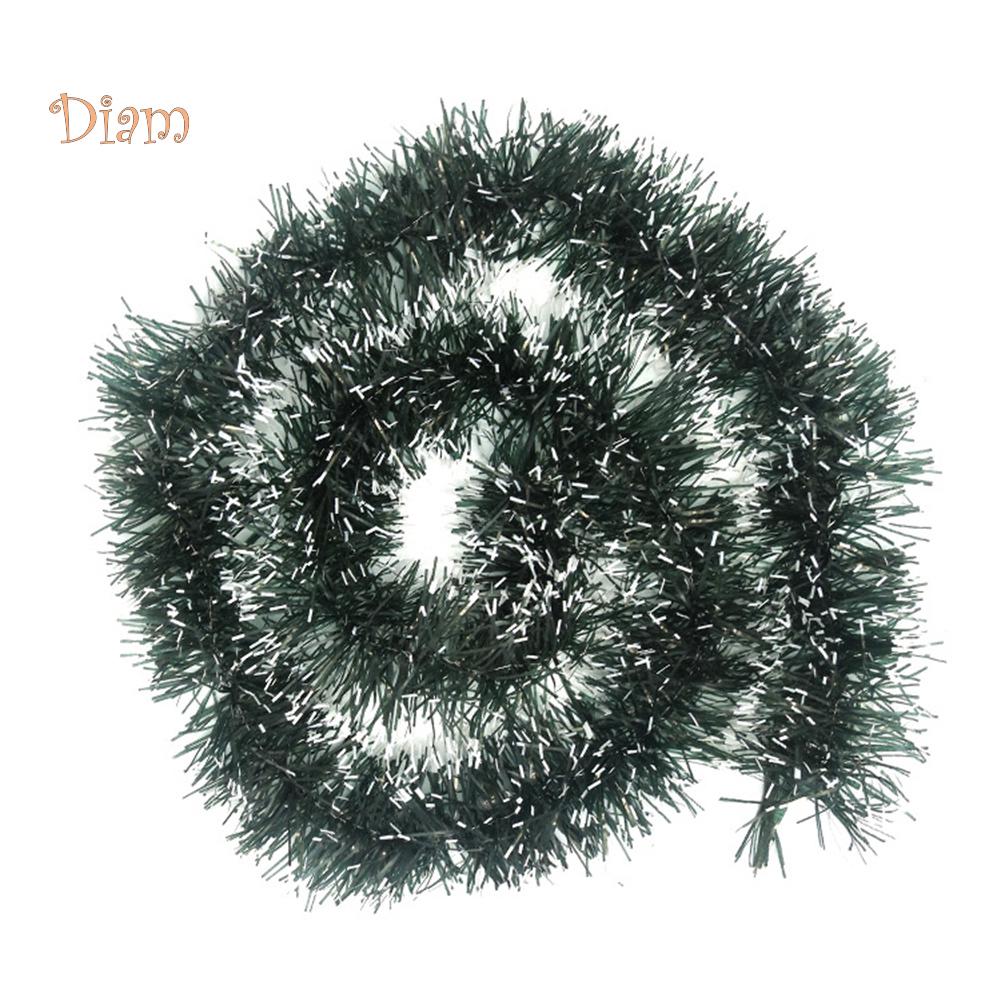Fetong 2m Long Garland Tinsel Ribbon Christmas Tree Ornament Home Party Decoration