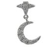 APM Monaco Star and Moon Series Multiple Combinations 925 Silver Earrings Women's Silver AE12579OX