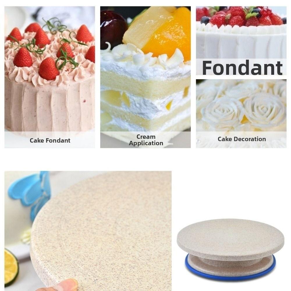 Round Rotating Cake Stand Plastic Cake Decorating Holder Cake Turntable Stand  Birthday Cake