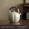 Clay Tea-Boiling Set: Charcoal Stove & Side-Handled Pot for Outdoor & Household Use.