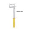 12mm 14mm L Shaped Long Arm Hex Key Wrench Allen Key Wrench CR-V Repairing Tool with Plastic Handle Hand Tools