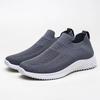 2025 spring and summer models, one-pedal casual shoes, flat-heeled shoes, men's foreign trade models, men's shoes, socks, fly-woven breathable spor