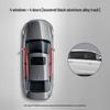 Cloud Realm Dual-Track Vehicle Sunshade Curtains for Privacy & Heat Insulation