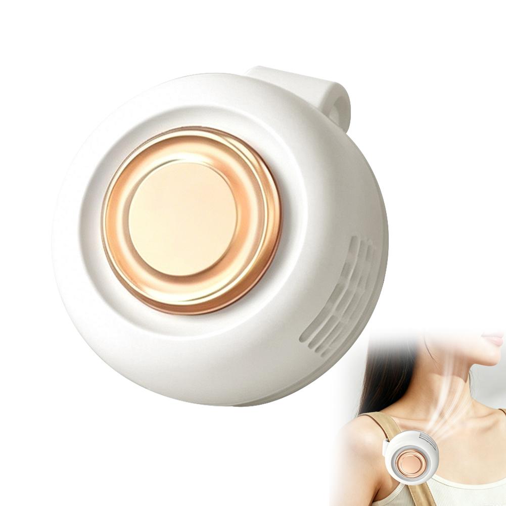 New Mini Portable Clip Fan Handheld Fan Waist Hanging Leafless Fan Small Whirlwind Fan For Daily Outdoor Travel Camping