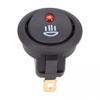 Car Truck Red Led Fog Light Lamp On Off Rocker Switch