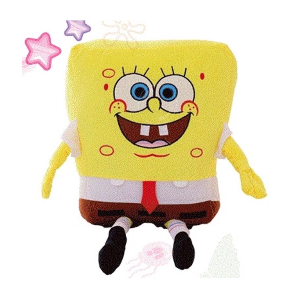 Cute Short Plush Cartoon Octopus Crab Starfish Snail Spongebob Series Toy Set