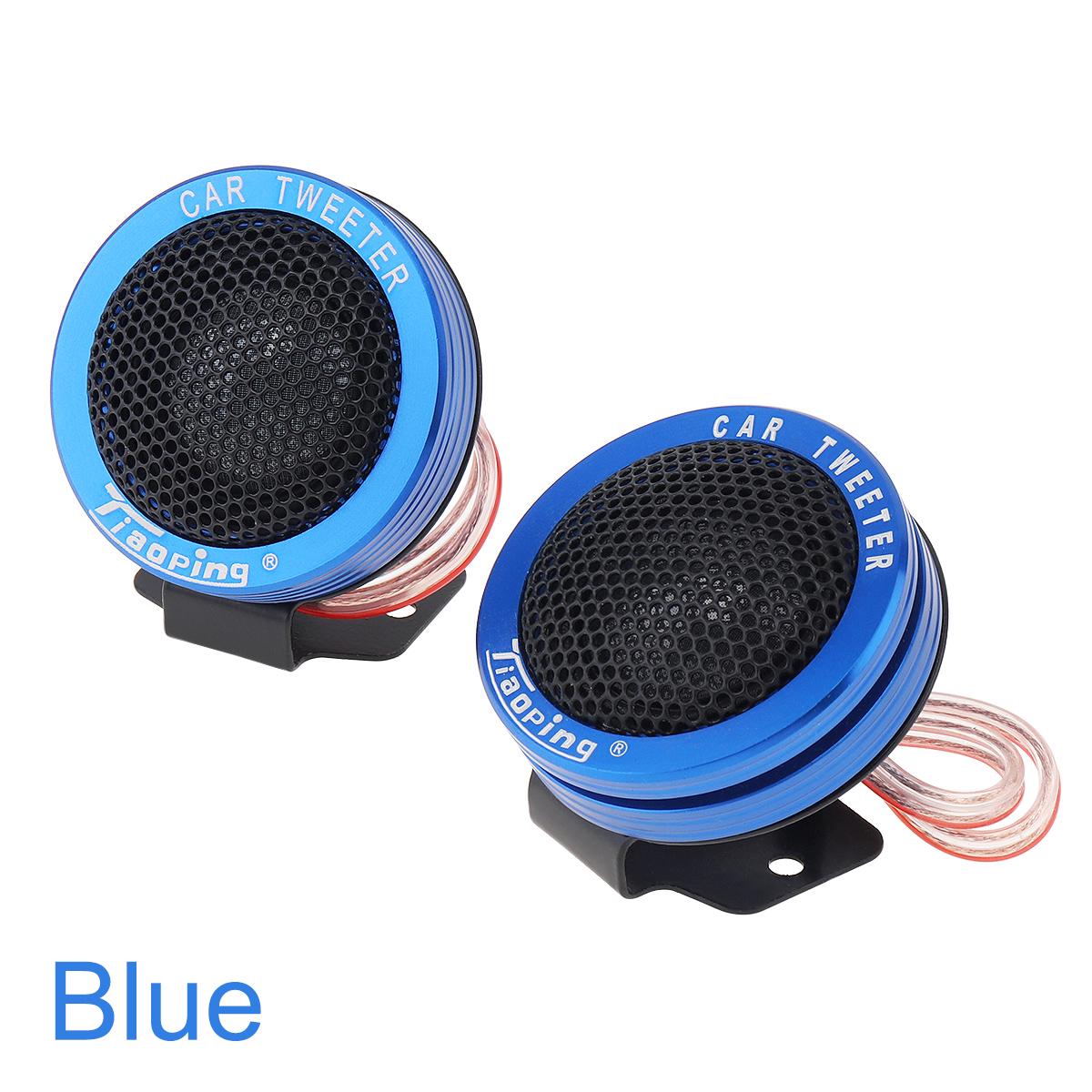 

2 шт., 150 Вт, автомобильный шелковый купольный твитер, автоаудио громкоговоритель, автомобильный стереовысокочастотный динамик для автомобилей, транспортных средств Blue