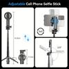 Magnetic Selfie Stick For iPhone Magsafe Tripod Stand And Remote Detachable Bluetooth Extendable Monopod Mobile Phone Stabilizer