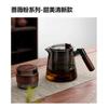 Seitliche Teekanne Glas Teebereiter elektrischer Tonofen Hochtemperatur-Brüh-Teekanne Holz Einzelkanne Filter Kung Fu Tee-Set