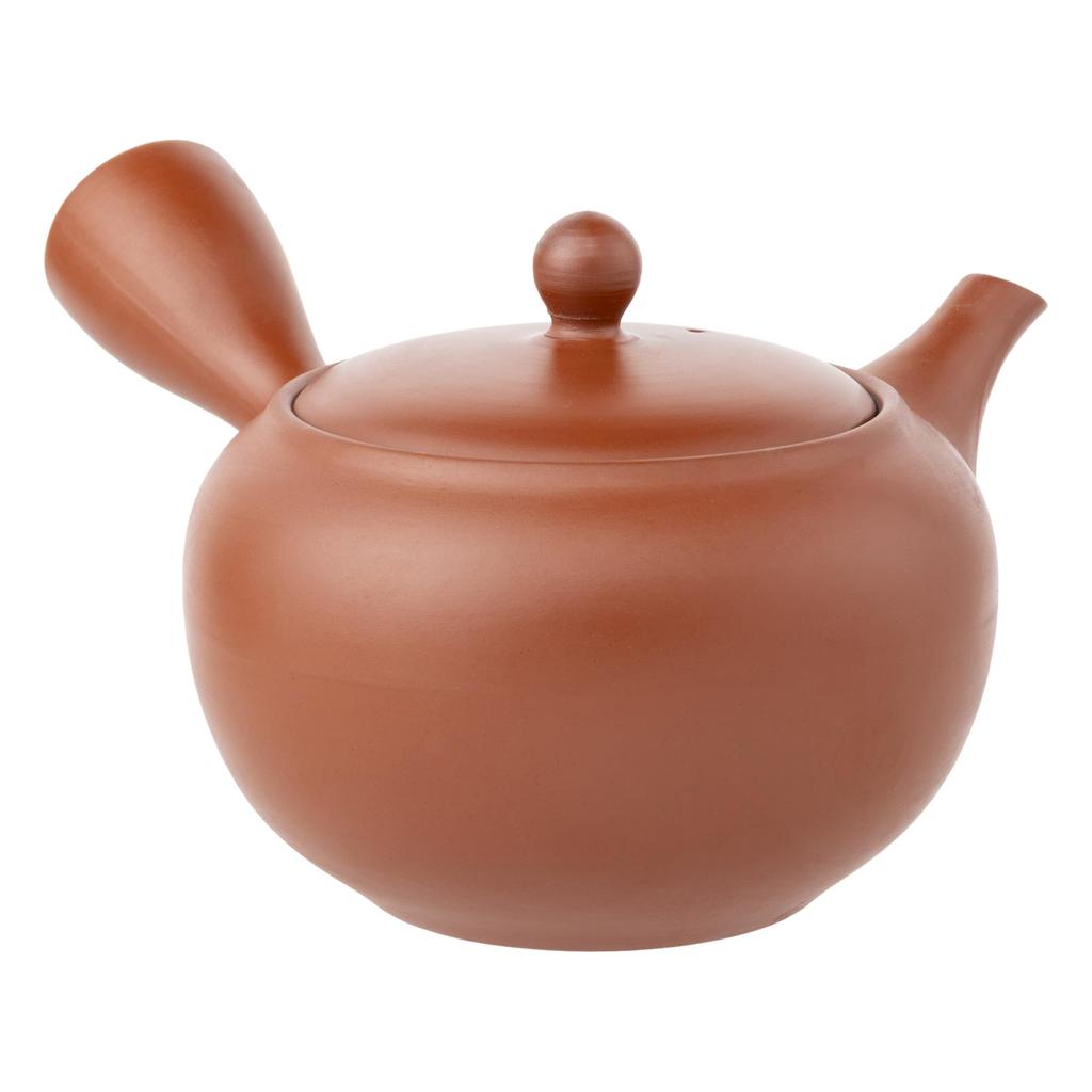 Refreshing for and Made In Tk022 Tokoname-yaki Teapot, Satoyama, Plain, 430ml, Mesh, Deep-Steamed Tea, Hojicha, Genmaicha, Japan, Boxed,
