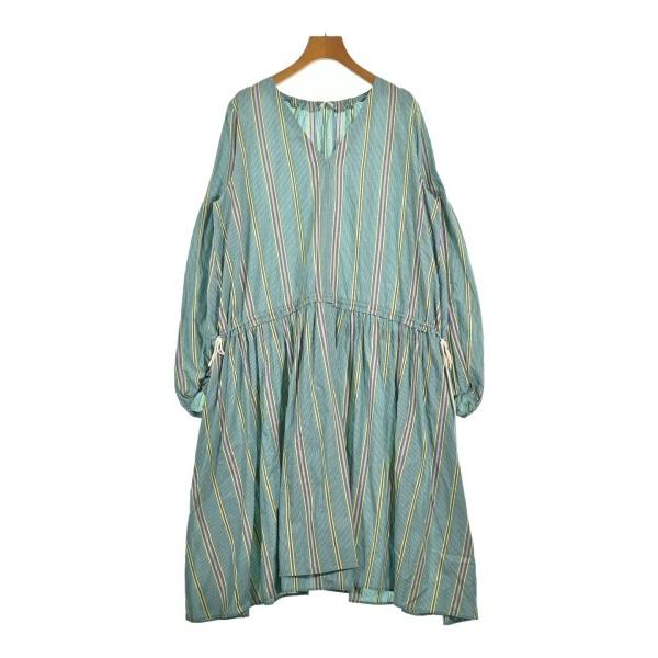 IENA One Piece Women s 38 (M) Green x White x Yellow etc. (Stripe) [Used] [Secondhand]
