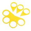 20PCS Loose Wheel Lug Nut Indicators High Visibility Yellow 33MM Wheel Lug Nut Visual Warning Arrows for Trucks
