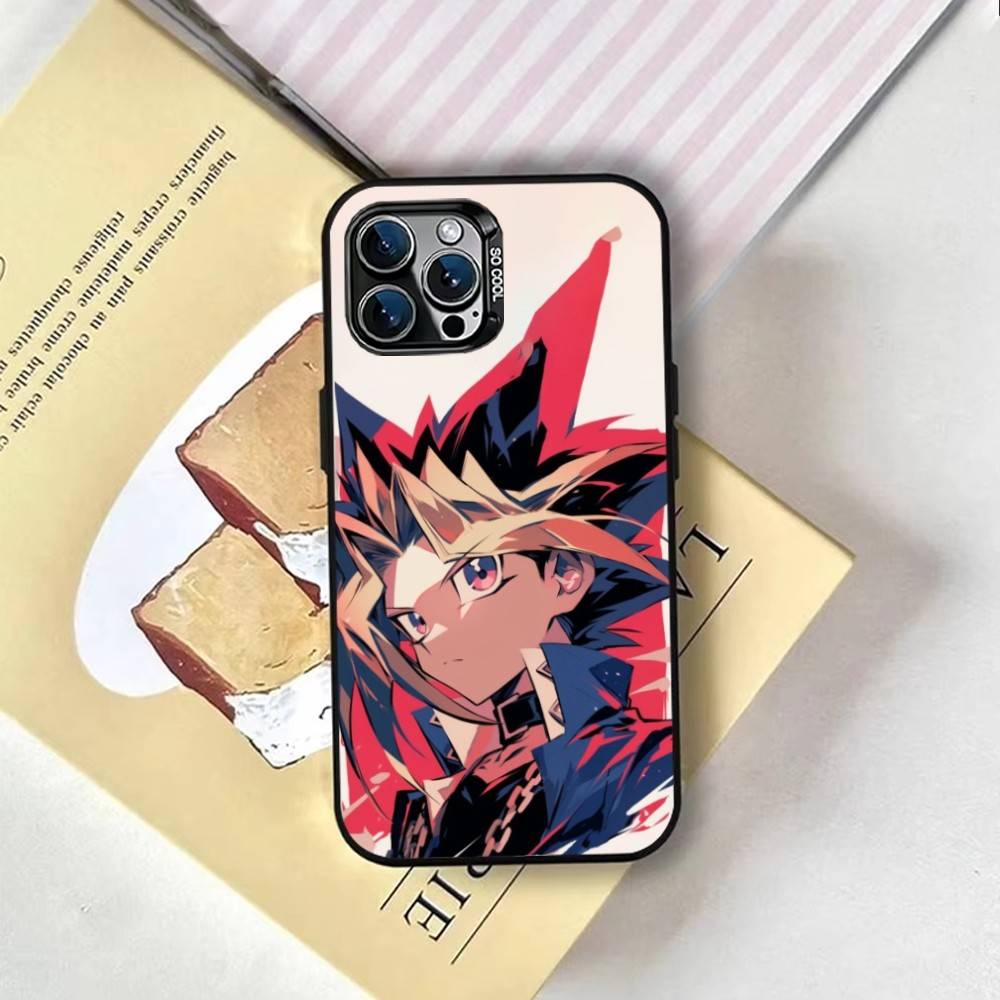 Yugioh Yami Yugi Phone Case For iPhone 17,16,15,14,13,12,11 Plus,Pro Max,XS,Colored Silver Plated Inside Cover