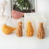 Candle Making Silicone Moulds Crafting Moulds Animal Shape Soap Moulds Silicone Texture Ornament Moulds for Hand-Making