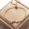 Verstellbares 8-förmiges Evil Eye Herzarmband für Damen - Europäische & Amerikanische Mode, Südostasiatischer Einfluss
