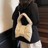 Fashion ballet style bag women's 2025 summer simple bow tote bag large capacity shoulder bag