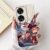 Für Huawei nova 12 SE 2024 Hülle BNE-LX1 Stoßfeste Abdeckung Niedlicher Astronauten-Cartoon Mattes Funda auf Huawei Nova12 SE Quadratischer Schutz