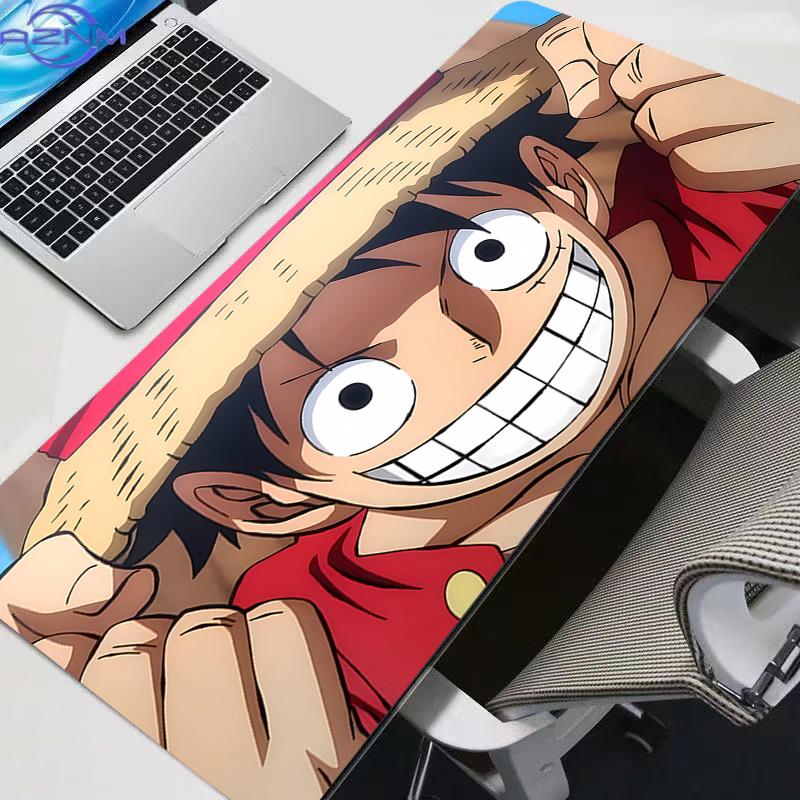 90x40cm Rubber Pc Mousepad One Piece Luffy New Gamer Gaming New Mouse Pads Bigs Desk Keyboard Mat Computer Laptop Mat