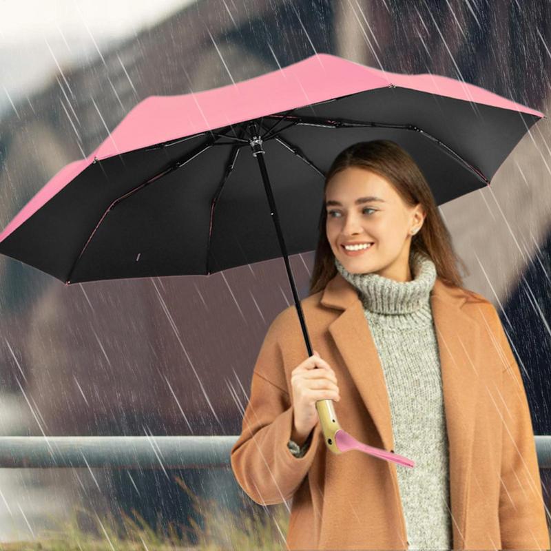 Folding Umbrella Advanced Sense Duck Head Individual Sun Sunscreen Umbrella 50+ Sun And Rain Duals UV Umbrella