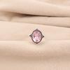 Morganite Gemstone 925 Sterling Silver Jewelry Handcrafted Women's Ring For Gift RR-9-8
