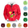 Men's  Plush  Half  Zipper  Hooded Hood  Hoodie