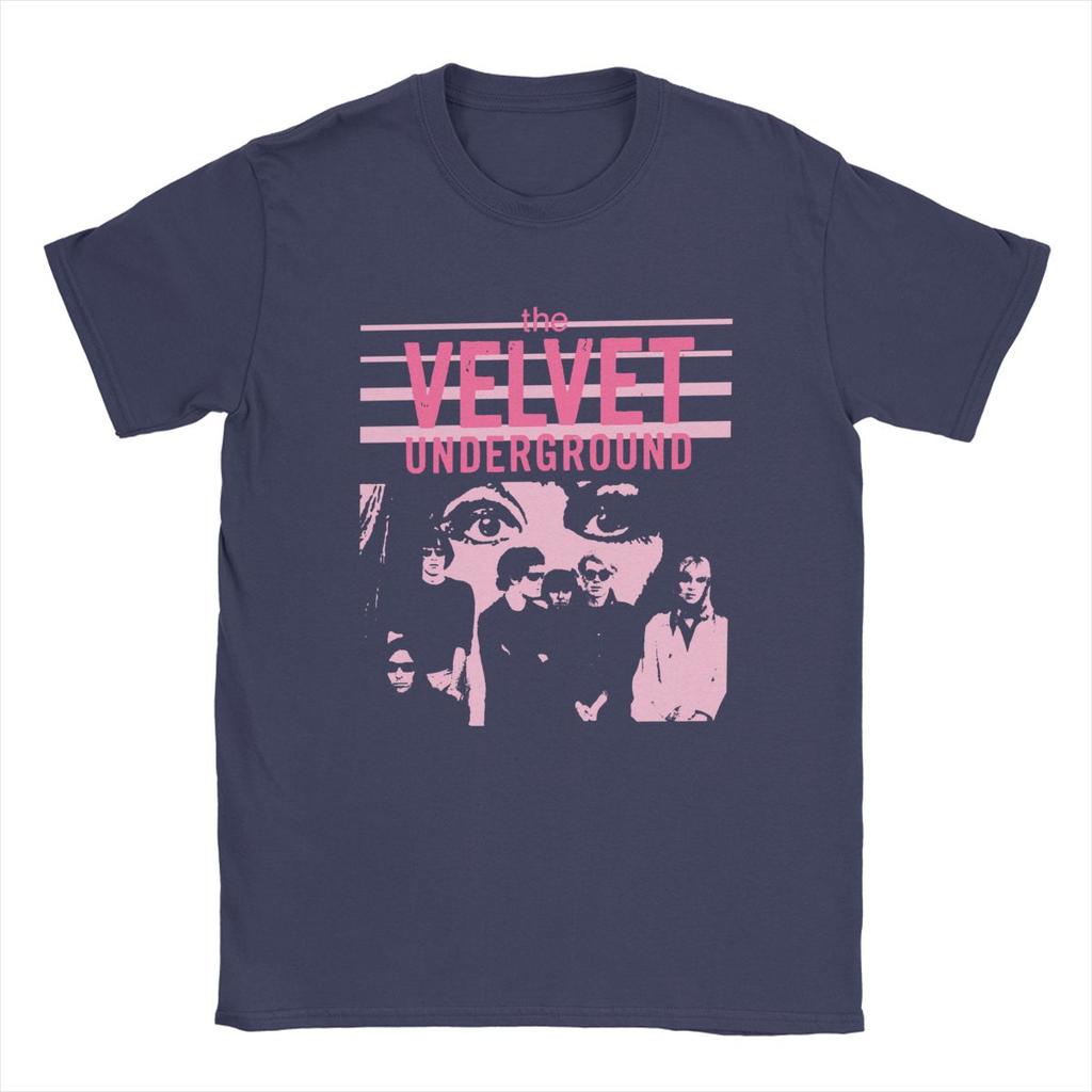 Pánské bavlněné tričko The Velvet Underground Vtipná trička s kulatým výstřihem Krátký rukáv Oblečení Nápad na dárek