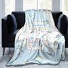 1pc, Sanrio Cinnamoroll Home Decor Flannel Blanket: Perfect Gift for Bedroom, Living Room, Travel, Camping, Car, Beach, Office Naps, Ideal Sofa Blanke