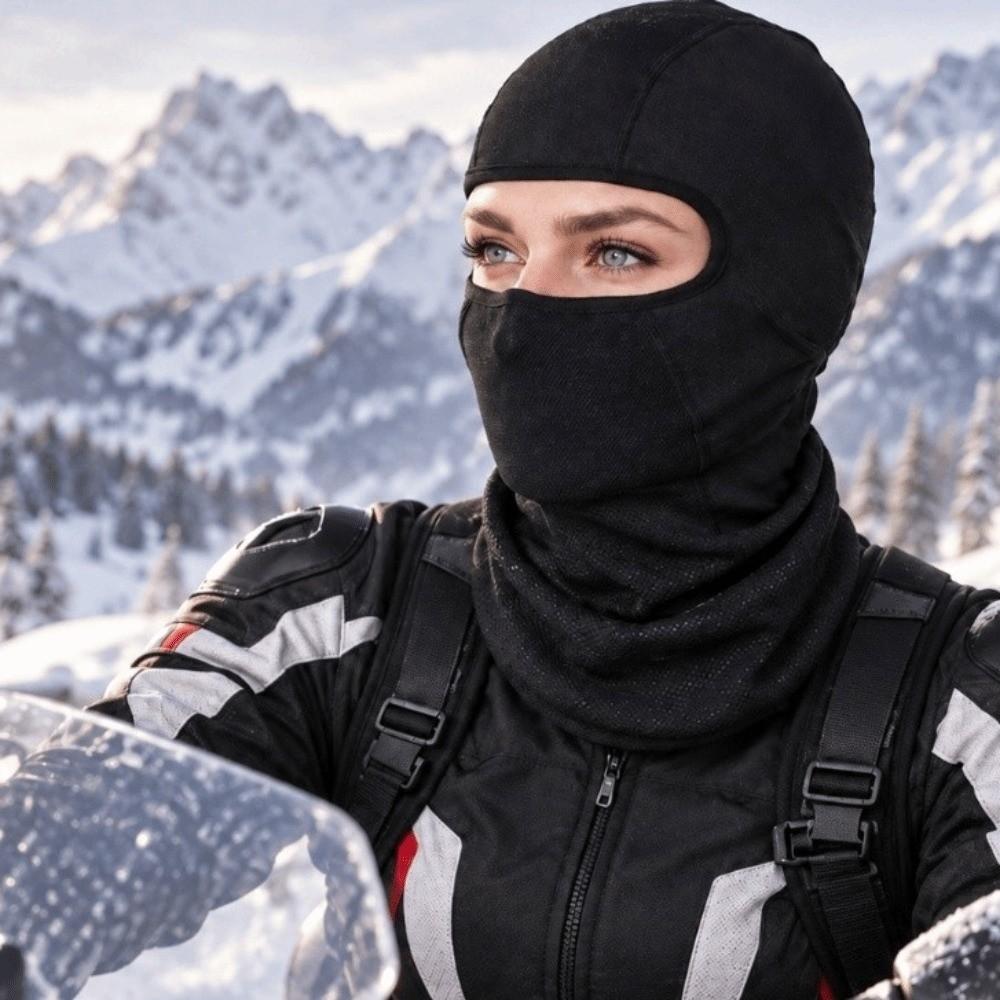 Thick Fabric Winter Balaclava Mask Warm Lining Cycling Helmet Liner Cold Weather