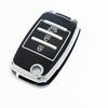 For Kia K5 Optima Sorento Forte Stinger Rio 3 K2 Ceed Cerato K3 Sportage 4 Picanto 3/4 Buttons Car Key Case Keyless Chains