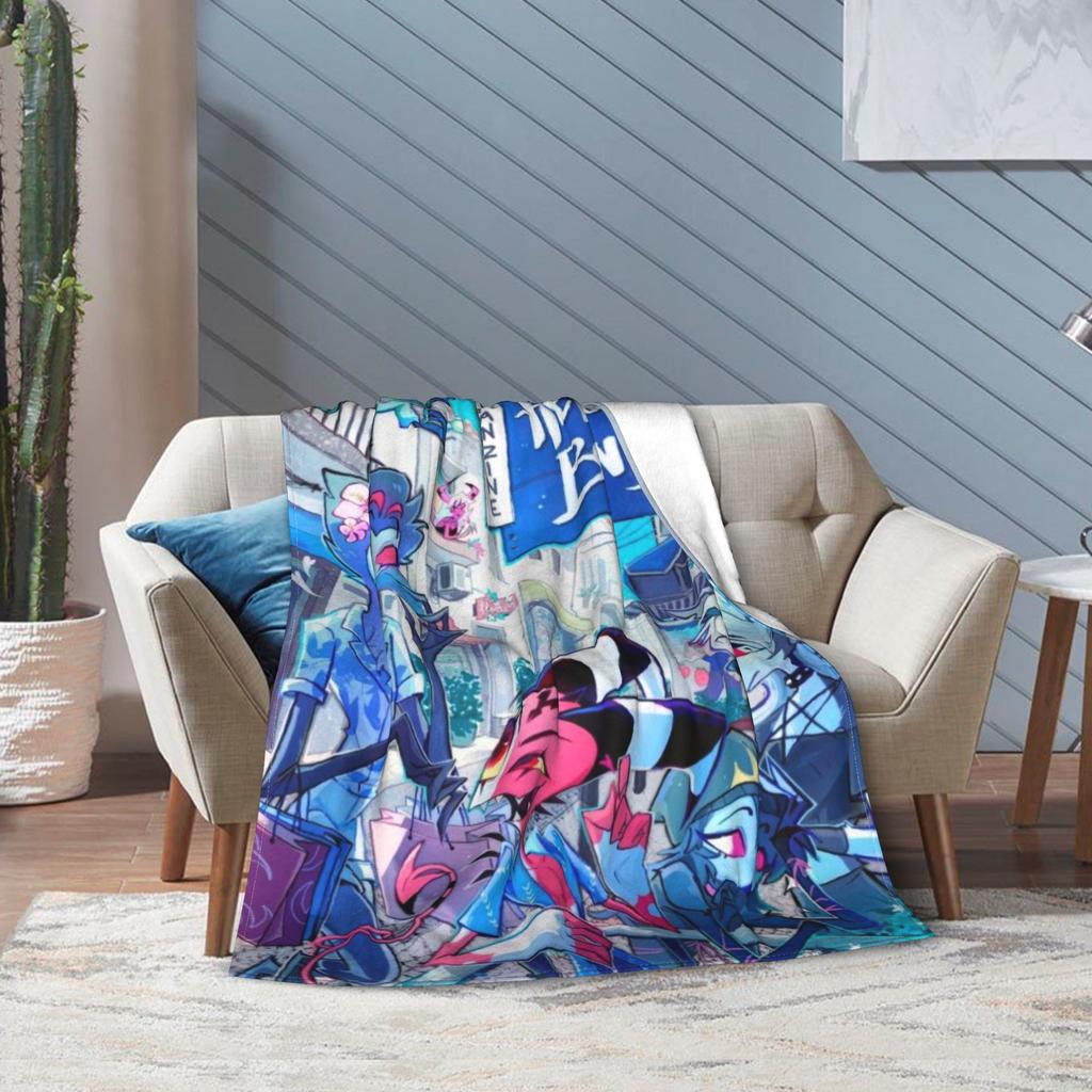H-Hazbins H-Hotels vox 2 Gift Blanket For Men Women Cozy Soft Throw Blankets for Living Room 50x60 Inches Multi-size