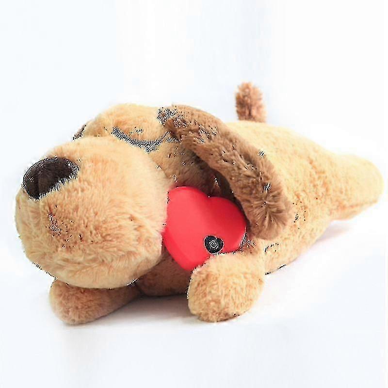Juguete para Cachorros con Latido del Corazón Cachorros Ansiedad por Separación Juguete para Perros Felpa Suave Compañero para Dormir