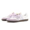 adidas Originals SAMBA OG Tulip Tales Abrasion Resistant Low Top Skateboard Shoes Unisex Light Purple B75806(Team1303- )