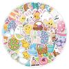 Easter Bunny Sticker Set: 50 Waterproof Decals for Phone, Water Bottle, Car - Creative Decor for Students