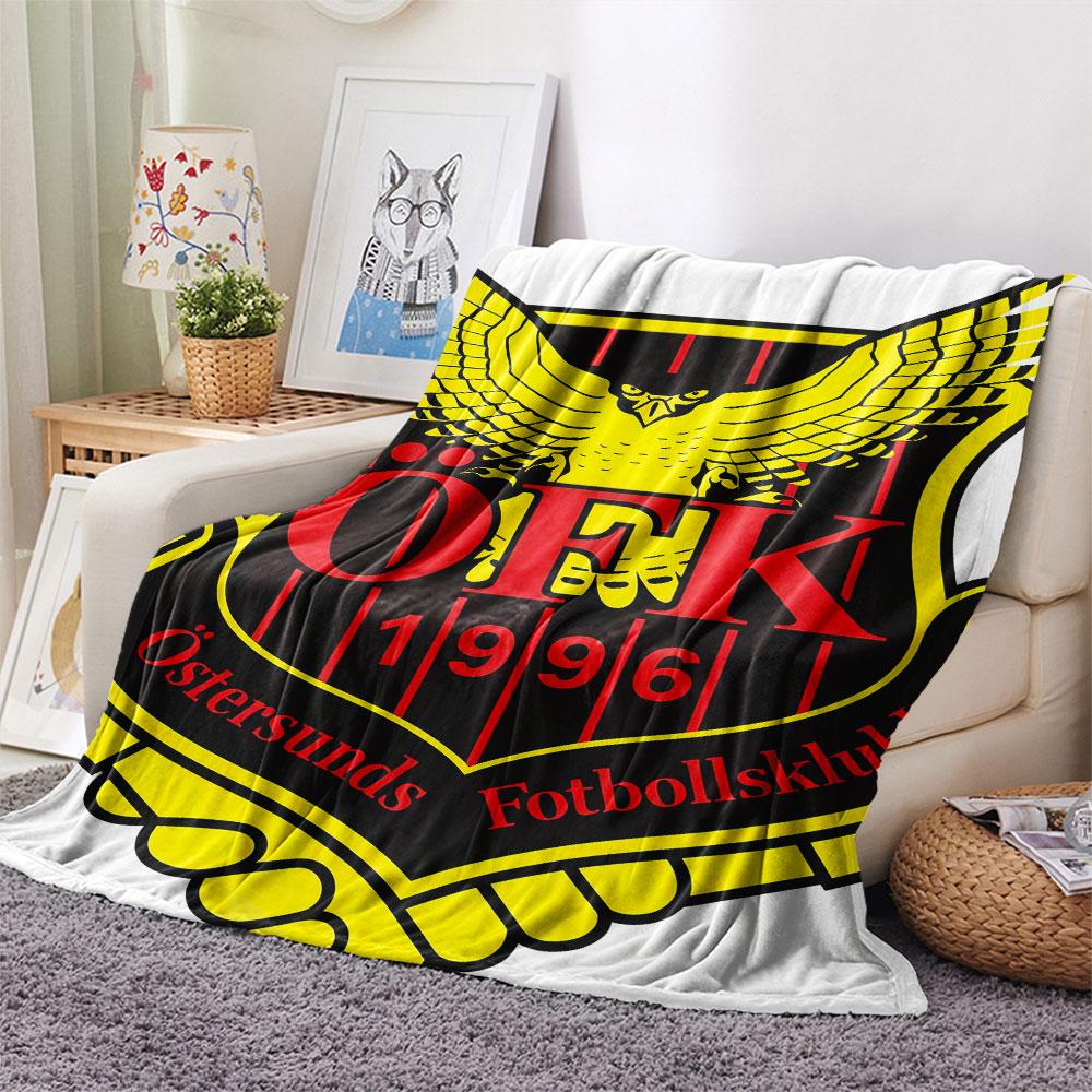 Östersunds FK FlAannel Blanket, High quality Comfortable for All Seasons, Home Decor, Warmth and Comfort