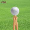 10Pcs Nude Lady Shape Golf Tees Naked Design Golfers Plastic Sports Ball Holder