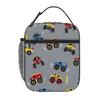 Cartoon Car Handheld Insulation Lunch Bag for Boy/Girls Best Gifts 2D Flat Cartoon Portable Lunch Box Bag Picnic Bag